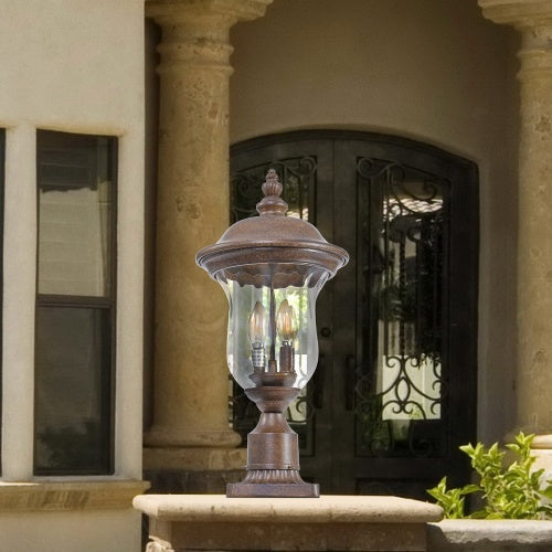 Vintage Outdoor Light Pole Lights, Waterproof Garden Patio Lights, Wal